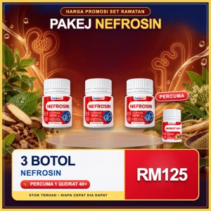 Set 3 Botol + Free 1 Qudrat40+